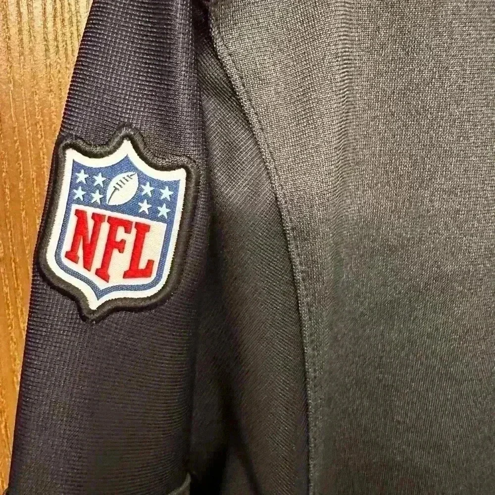 Minnesota Vikings Mens Pullover Nike Black Purple 1/4 Zip On Field NFL Top Small